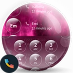 nebula glass contacts&dialer android application logo